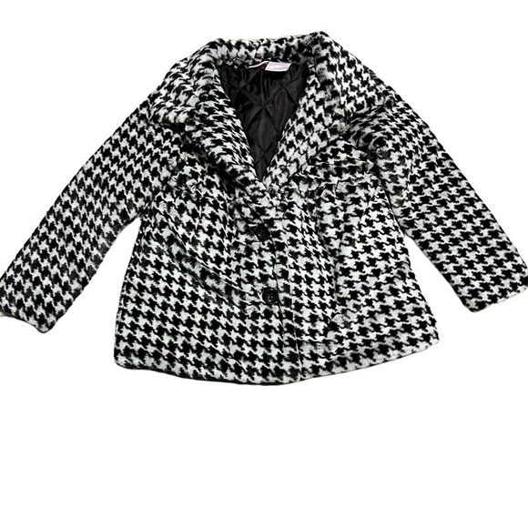 Nanette Girl Faux Fur dress coat size 6 - Picture 1 of 3